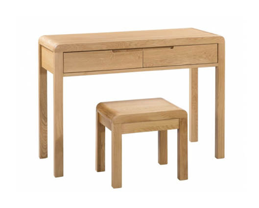 Curvus 2 Drawer Dressing Table & Stool