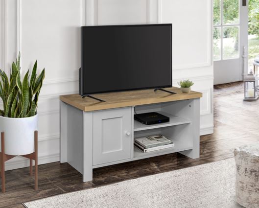 Highgate Small TV Unit - Grey