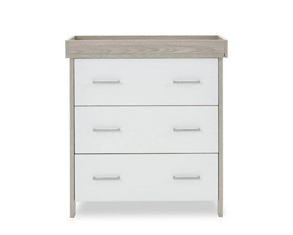 Nina Changing Unit - Grey Wash & White