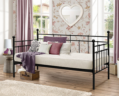 Lyon Single Bed- Black