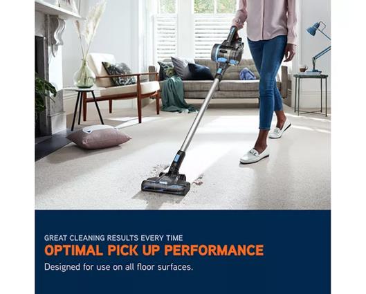 VAX Blade 4 Classic Plus Cordless Vacuum Cleaner - Graphite & Blue