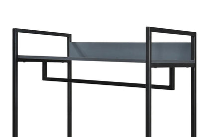 Alva Open Wardrobe 4 Shelves - Dark Grey