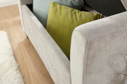 Vanessa Diamante Window Seat-Silver