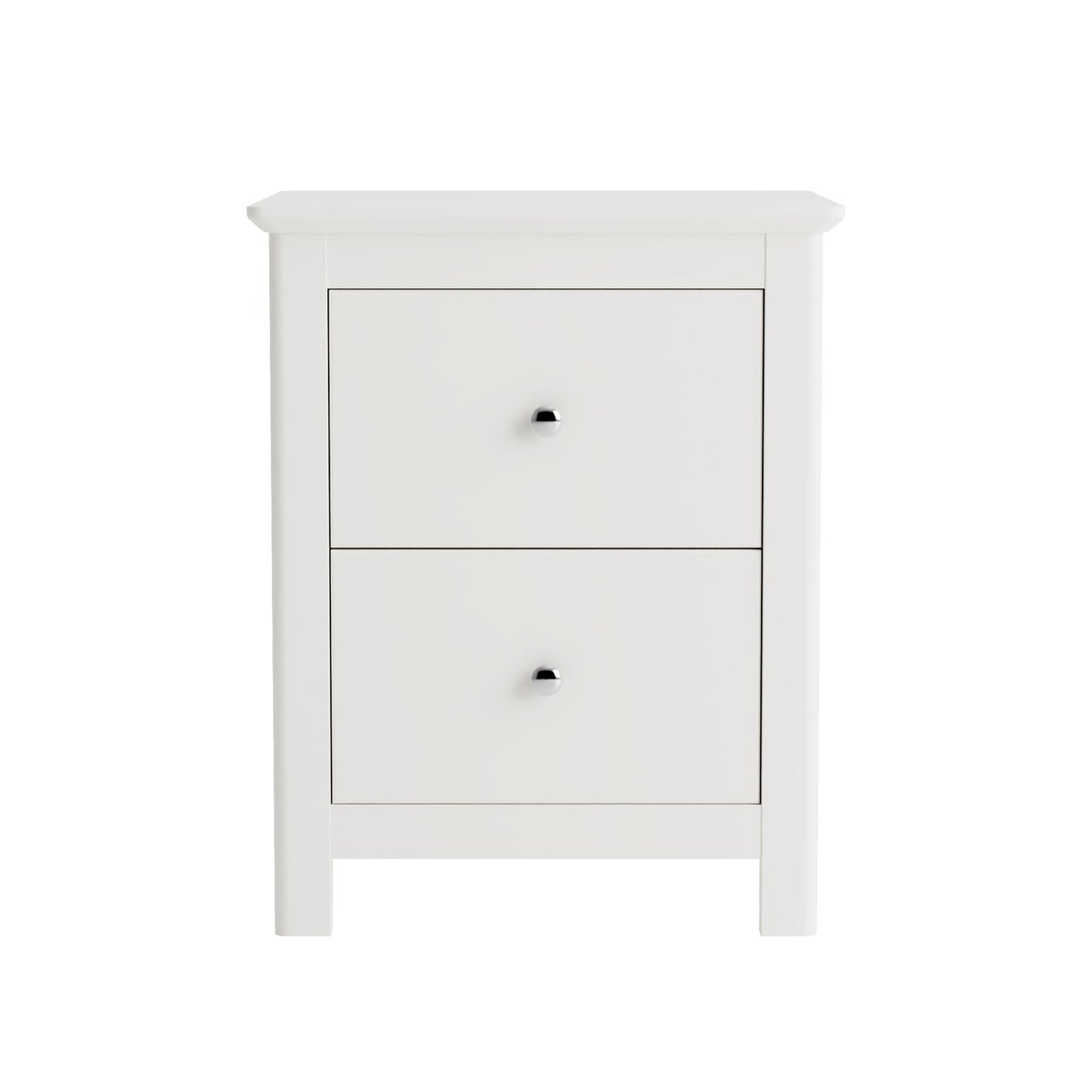 Nairn White 2 drawer bedside cabinet