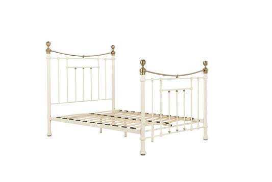 Bronte King Bed - Cream