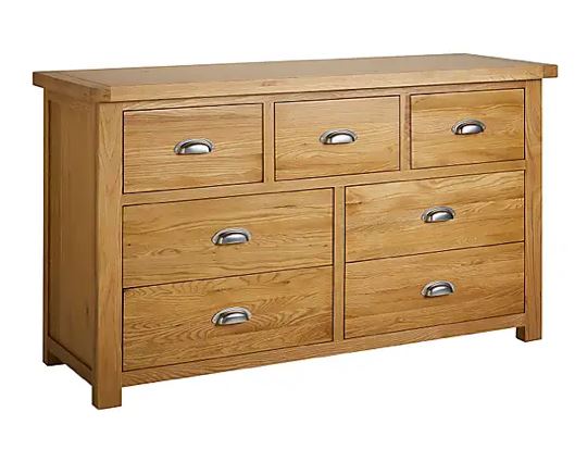 Winona 4 + 3 Chest - Oak