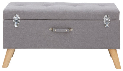 Maisie Large Storage Ottoman-Grey
