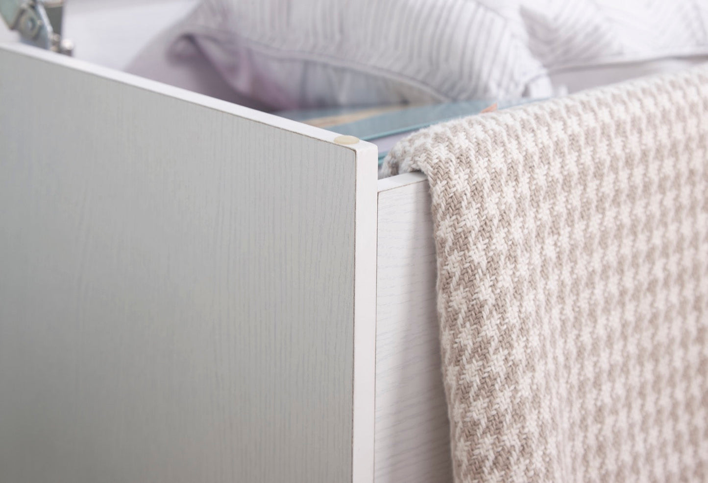 Princeton Ottoman Storage Box-White