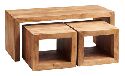 Sapeli Light Coffee Table Set