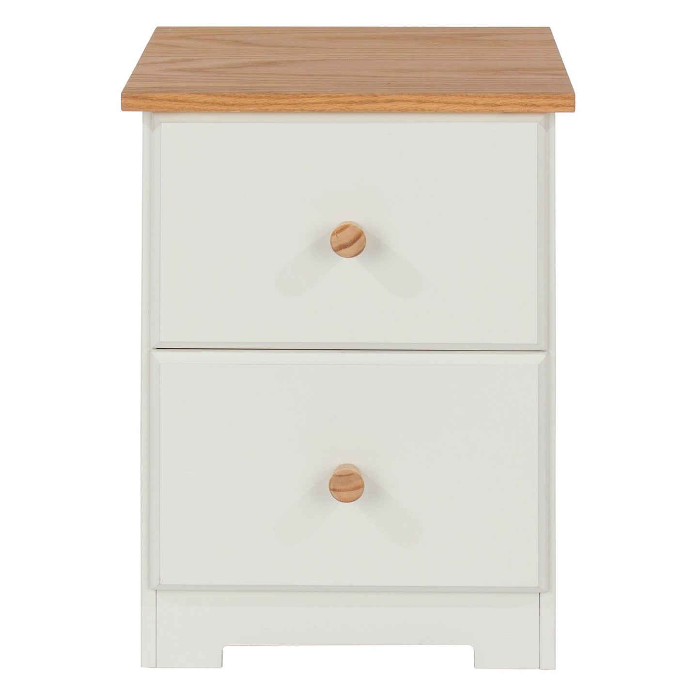 Colorado 2 Drawer Compact Bedside Cabinet