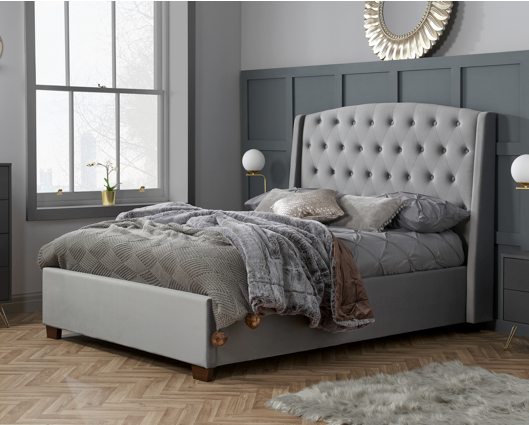 Brooklyn King Bed - Grey