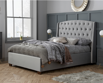 Brooklyn King Bed - Grey
