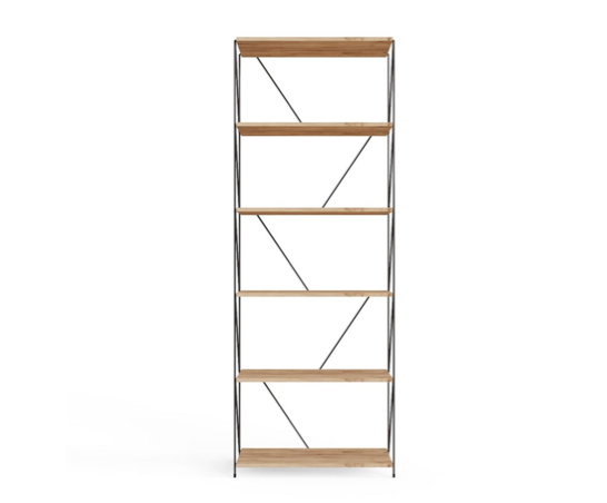 Leyla 6 Tier Bookcase Storage Unit