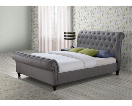 Castello Double Bed - Grey