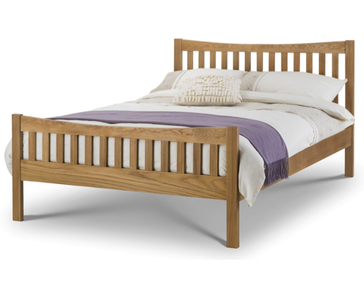 Bevan King Bed - Oak