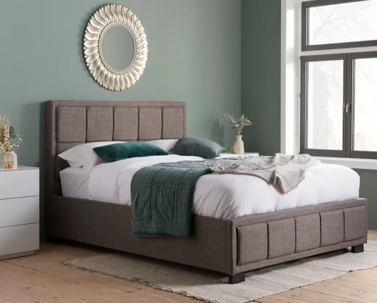 Harrison Double Bed - Grey