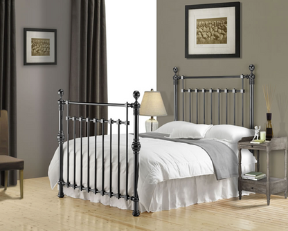 Edward Double Bed Frame - Grey