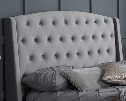 Brooklyn King Bed - Grey