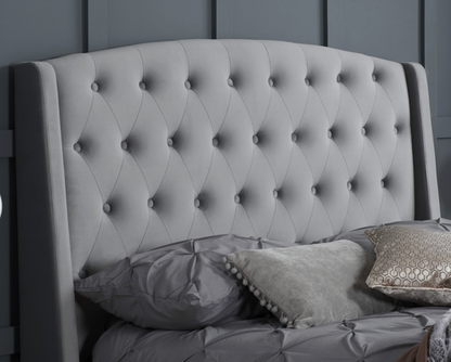 Brooklyn King Bed - Grey