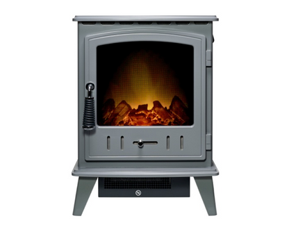 Livi Electric Stove in Grey Enamel
