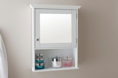Classic White Mirrored Cabinet