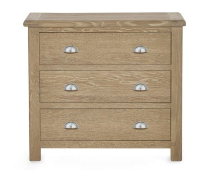 Malani Limed Oak 3 Drawer Chest