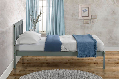 Denver King Bed - Grey