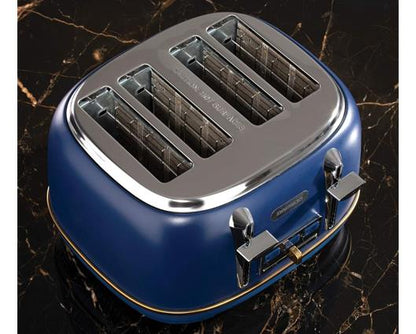 Daewoo Atoria Navy Blue 4 Slice Toaster
