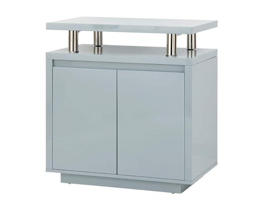 Arctic High Gloss Led Sideboard- Grey
