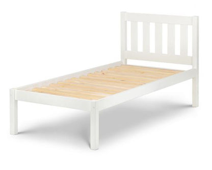 Luna Single Bed - Surf White