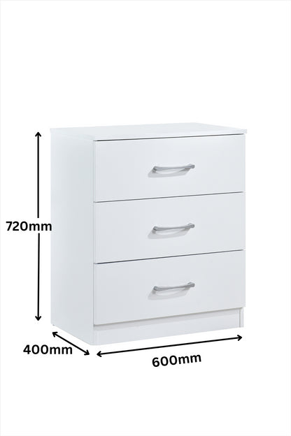 Highbury 4 Piece Bedroom Set - White