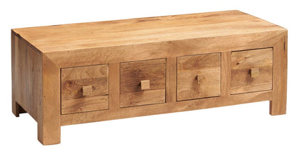Sapeli Light 8 Drawer Coffee Table