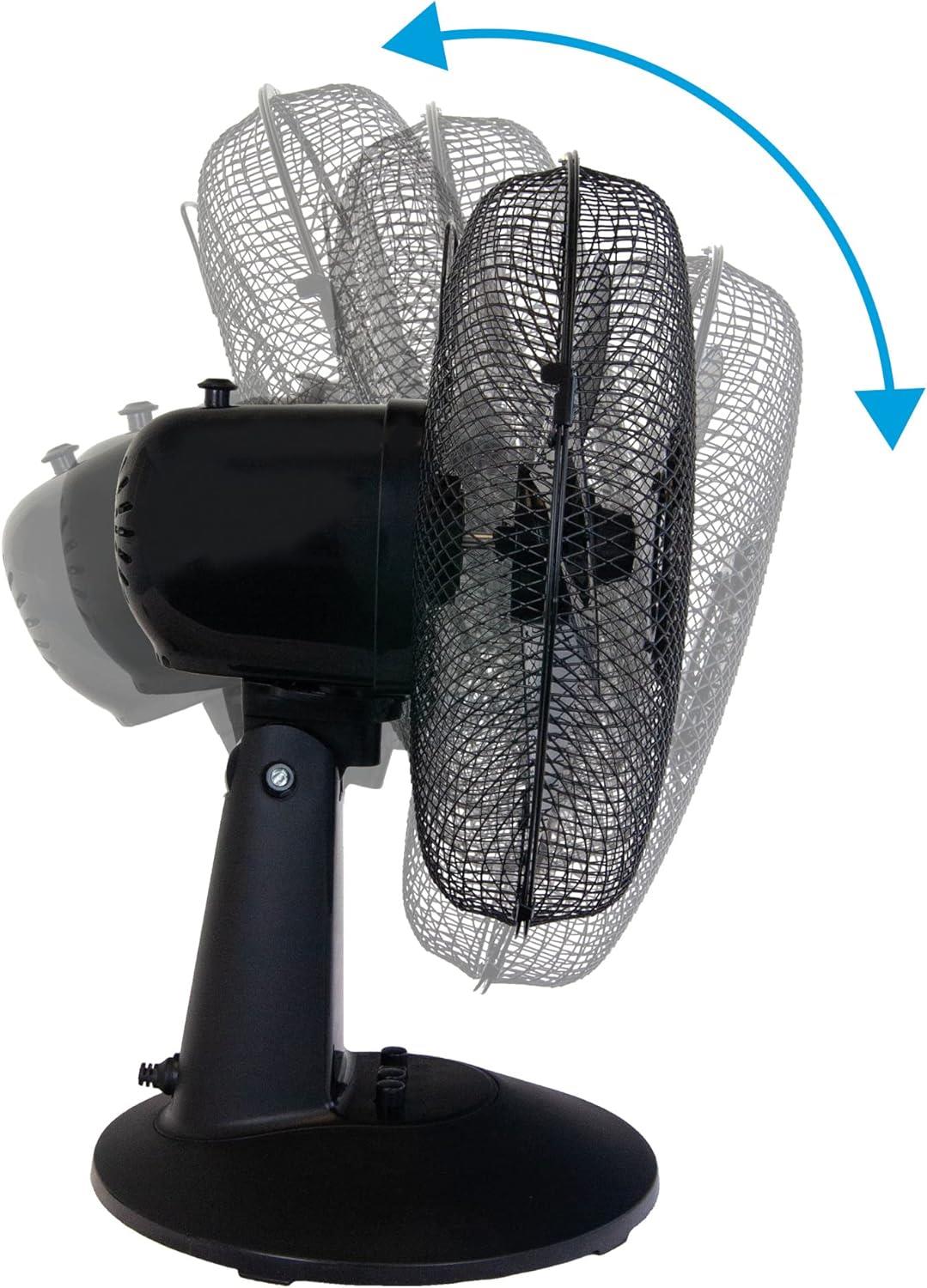 Igenix 12" Desk Fan Black