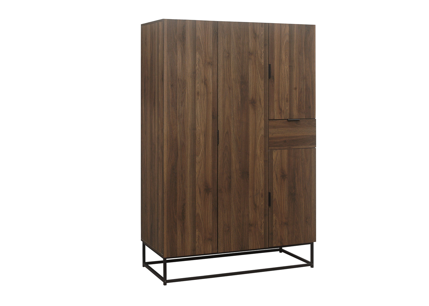 Hermione 4 Door Wardrobe - Walnut