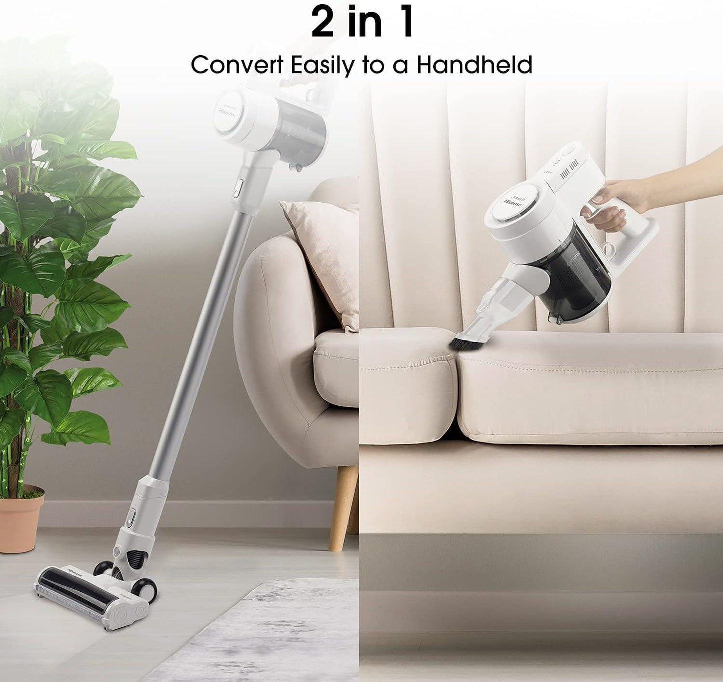Hisense HVC6133WUK Cordless Vacuum Cleaner White