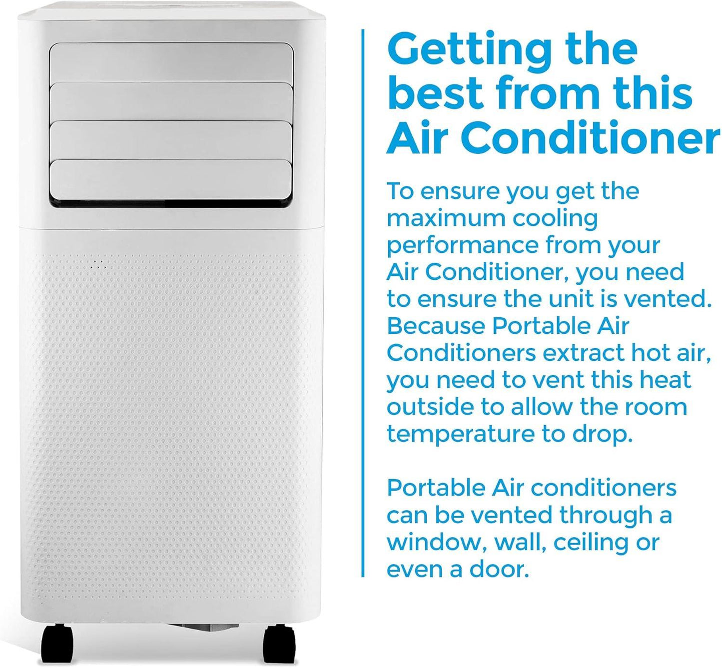 Igenix 7000 BTU Portable Air Conditioner, heating & dehumidifier