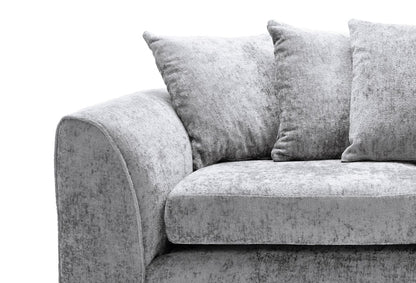 Heidi 4 Seater Sofa - Light Grey
