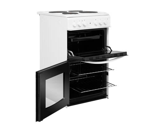 Indesit ID5E92KMW 50cm Electric Twin Cooker with Electric Plates