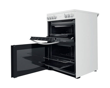 Indesit ID67V9KMW/UK 60cm Electric Double Cooker