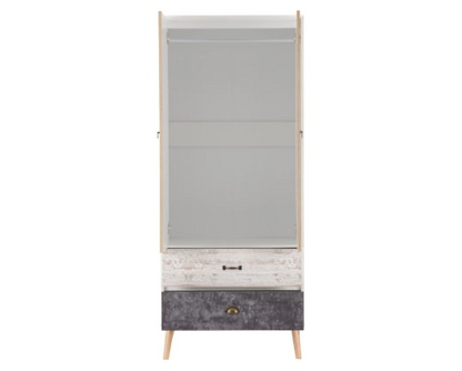 Norton 2 Door 2 Drawer Wardrobe
