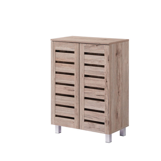 Euston 2 Door Shoe Cabinet - Sanremo Oak