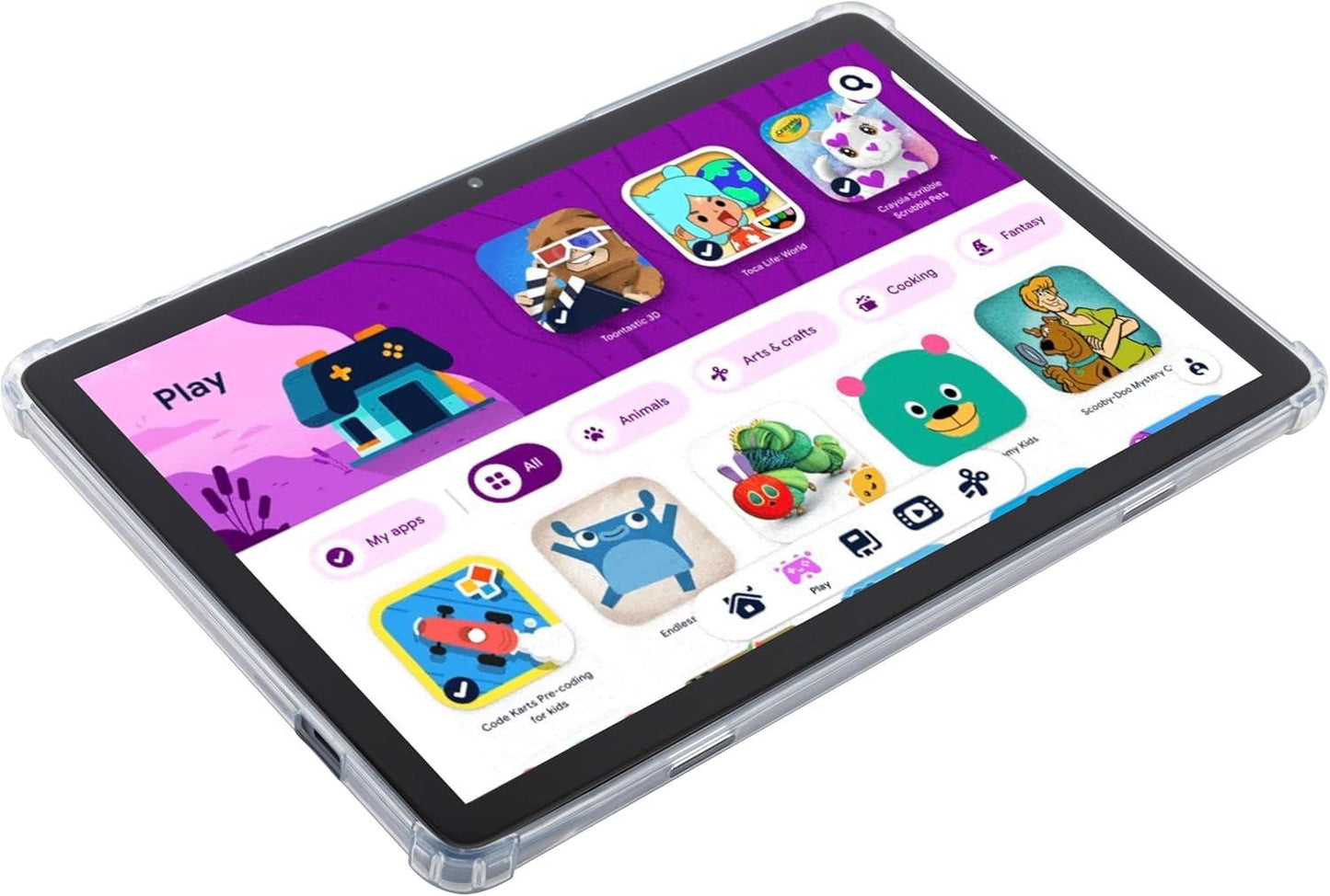 ENTITY G10 XM Metal 10.1" Tablet with Bumper Case - 32 GB, Grey