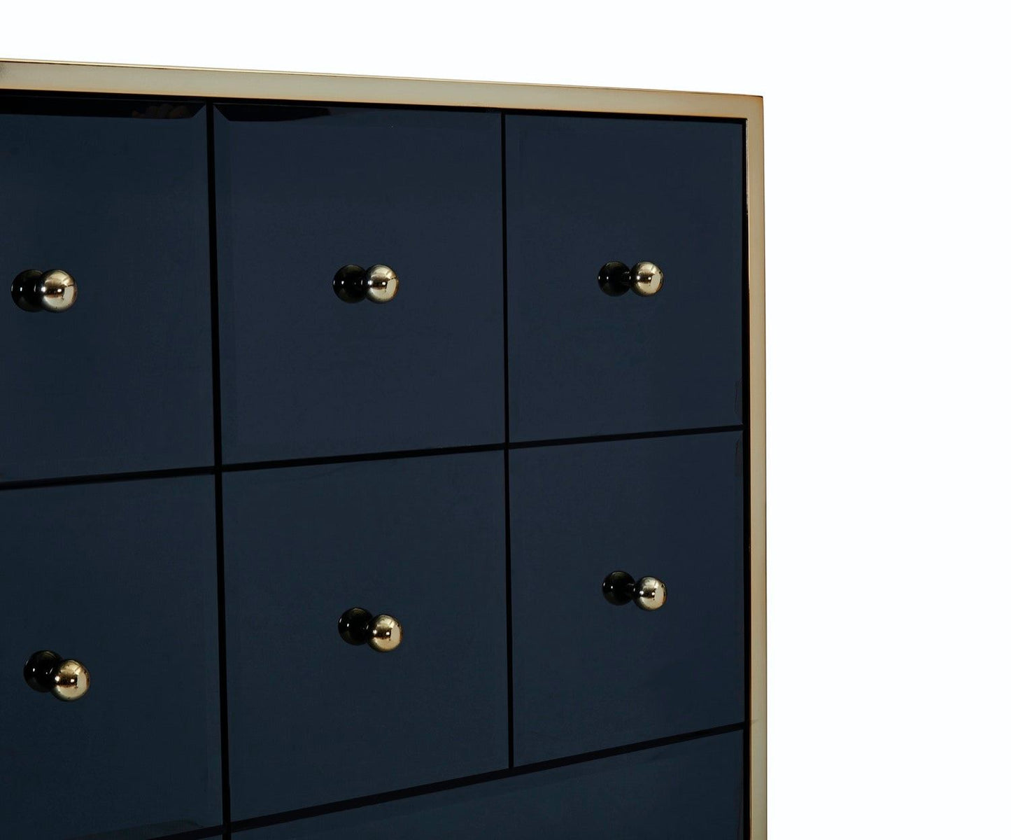 Fabian Merchant Chest - Black & Gold