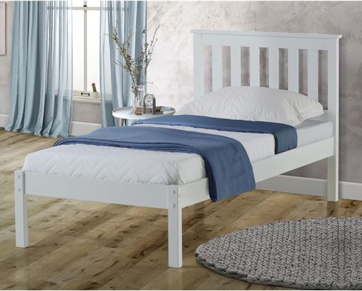 Denver Single Bed - White