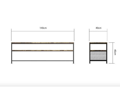 Beau TV Stand- Dark Oak