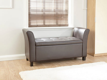 Vanessa Window Seat-Brown