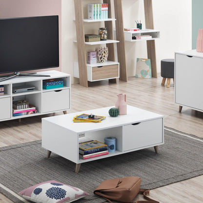 Pexton Coffee Table with 2 Drawers