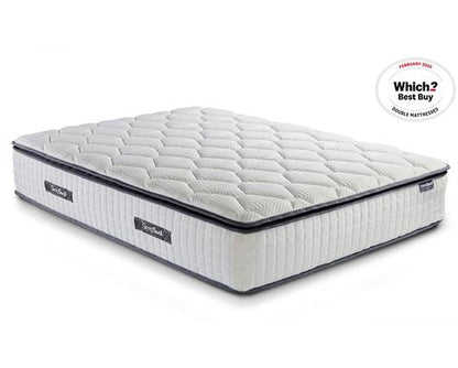 Roll Up Bliss 800 Pocket Memory Pillow Top Mattress (32cm Depth) - Small Double