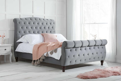 Colorado Super King Bed - Grey