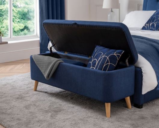 Atara Blanket Box- Blue